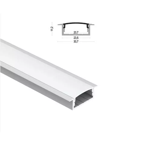 LED rechthoekig aluminium profiel voor striplicht